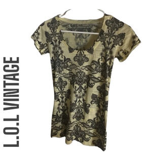 L.O.L Vintage Scoop Neck Blouse​